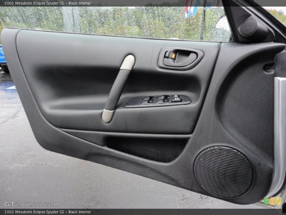 Black Interior Door Panel for the 2002 Mitsubishi Eclipse Spyder GS #54514277