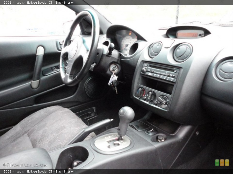 Black Interior Dashboard for the 2002 Mitsubishi Eclipse Spyder GS #54514295