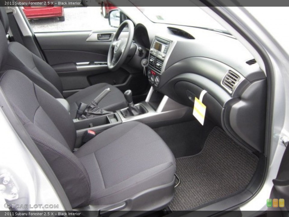 Black Interior Photo for the 2011 Subaru Forester 2.5 X #54514316