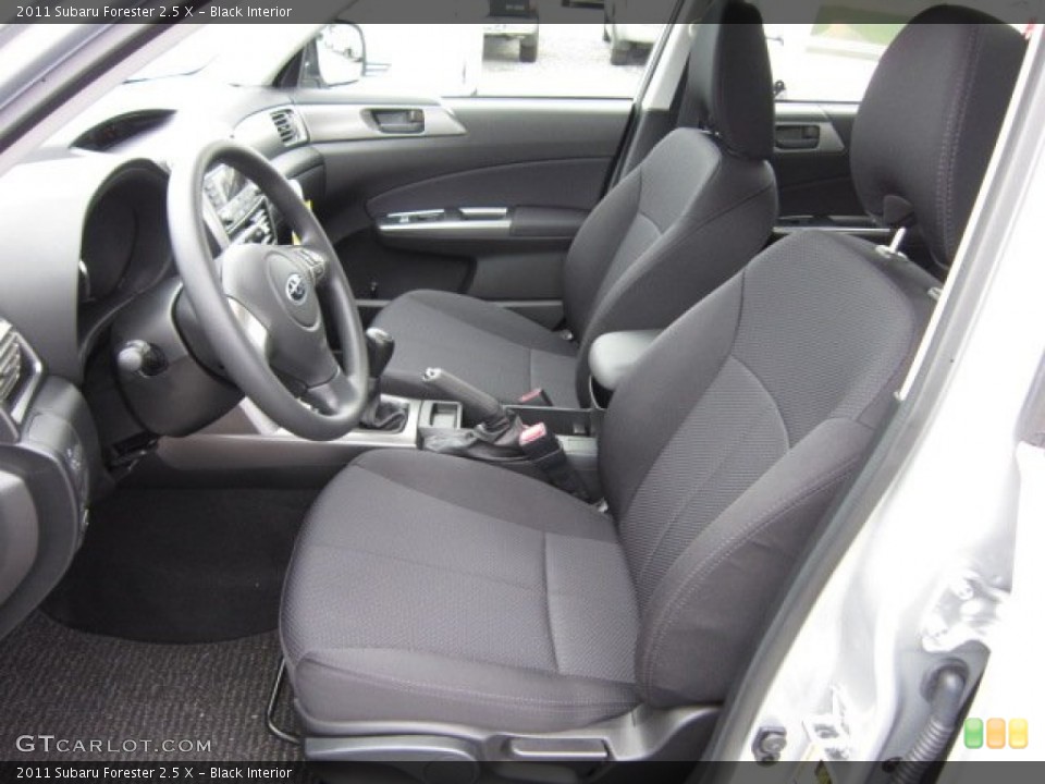 Black Interior Photo for the 2011 Subaru Forester 2.5 X #54514334