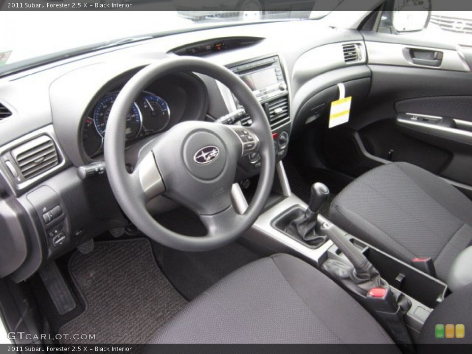 Black Interior Photo for the 2011 Subaru Forester 2.5 X #54514337