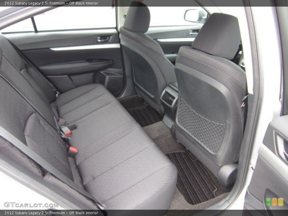 Off Black Interior Photo for the 2012 Subaru Legacy 2.5i Premium #54515165