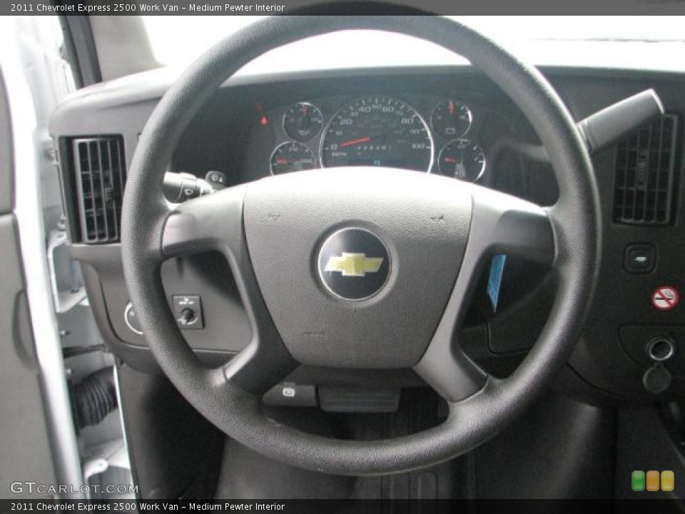 Medium Pewter Interior Steering Wheel for the 2011 Chevrolet Express 2500 Work Van #54515262