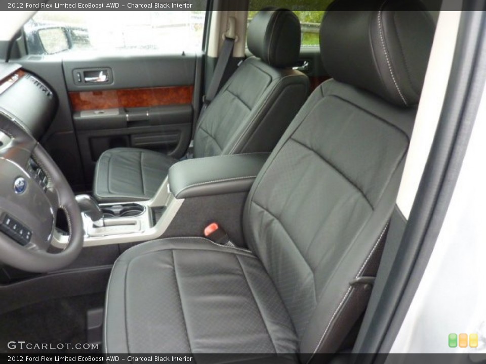 Charcoal Black Interior Photo for the 2012 Ford Flex Limited EcoBoost AWD #54515753