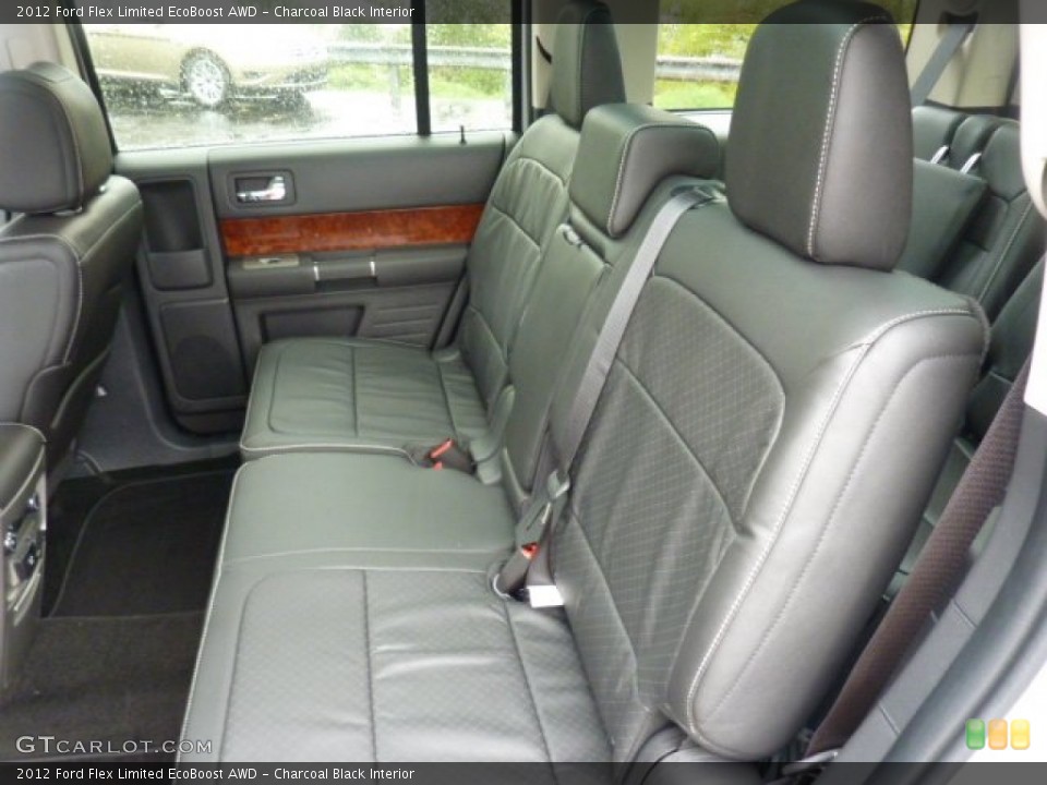 Charcoal Black Interior Photo for the 2012 Ford Flex Limited EcoBoost AWD #54515762