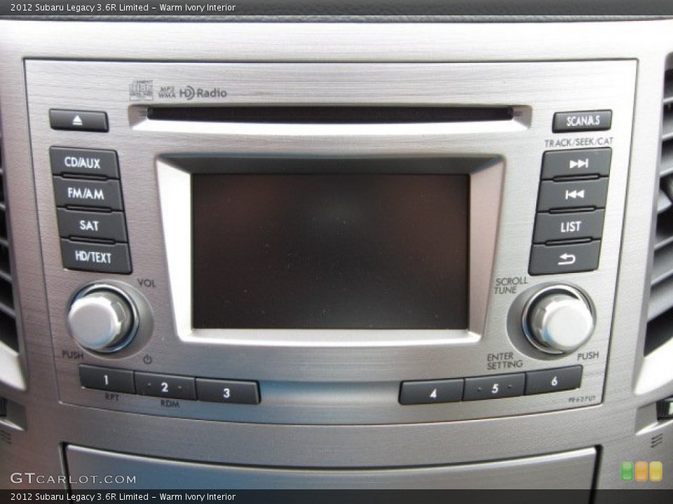 Warm Ivory Interior Audio System for the 2012 Subaru Legacy 3.6R Limited #54515975