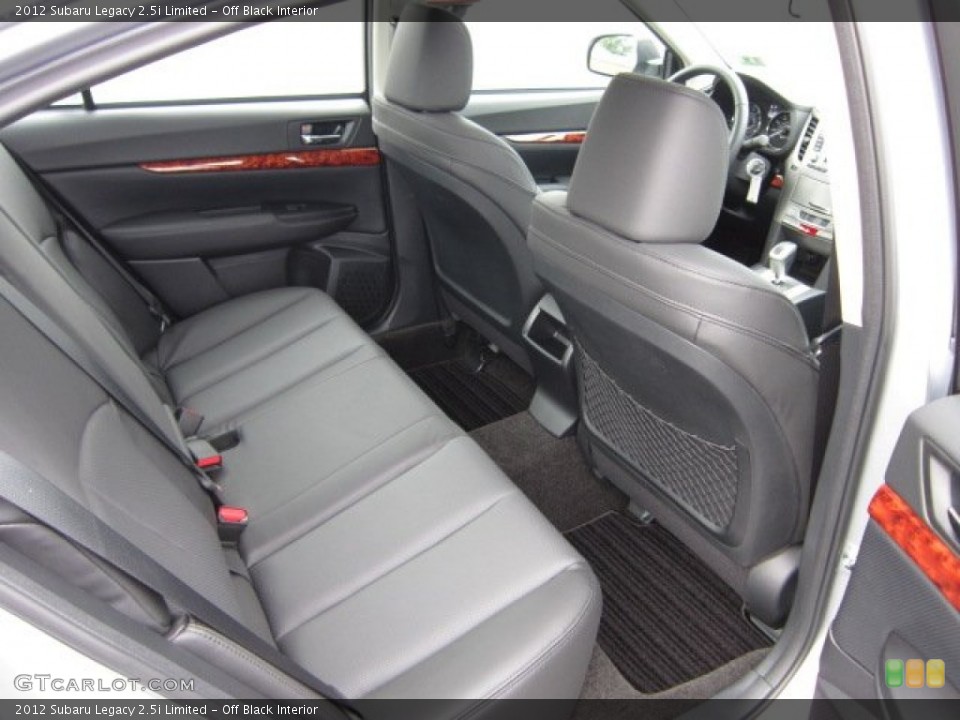 Off Black Interior Photo for the 2012 Subaru Legacy 2.5i Limited #54516068