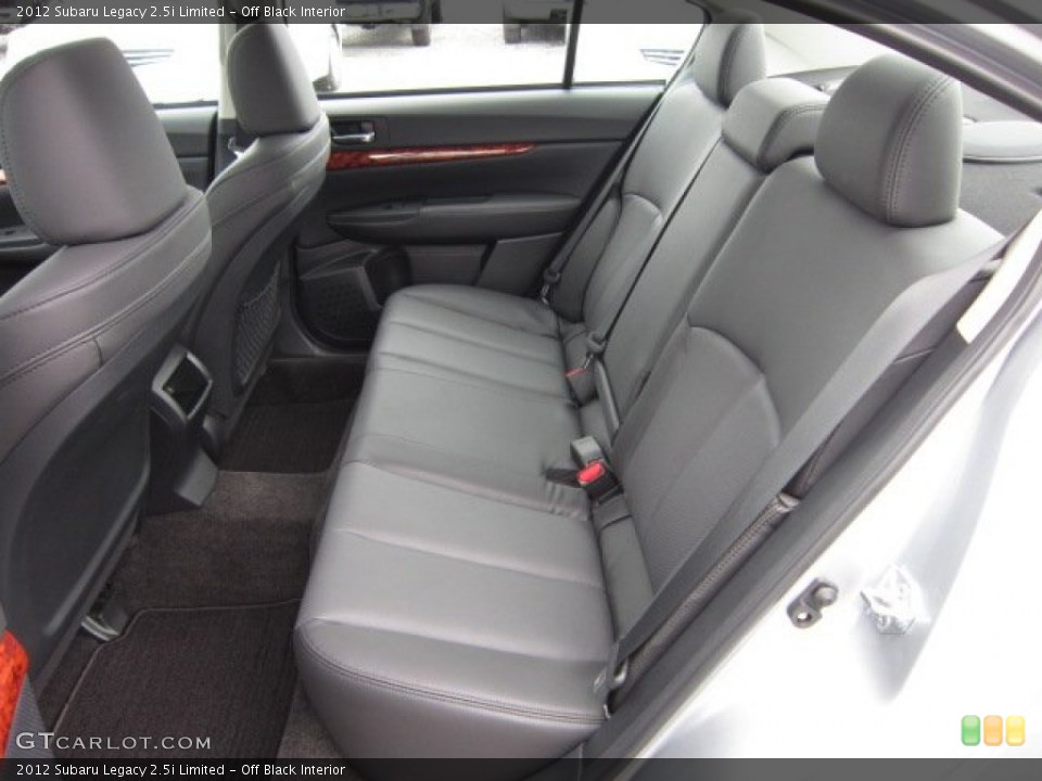 Off Black Interior Photo for the 2012 Subaru Legacy 2.5i Limited #54516092