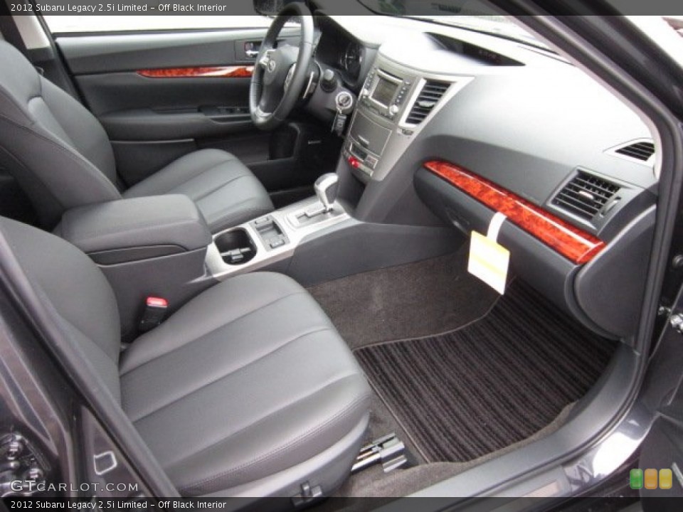 Off Black Interior Photo for the 2012 Subaru Legacy 2.5i Limited #54516173