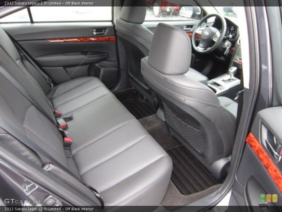 Off Black Interior Photo for the 2012 Subaru Legacy 2.5i Limited #54516197