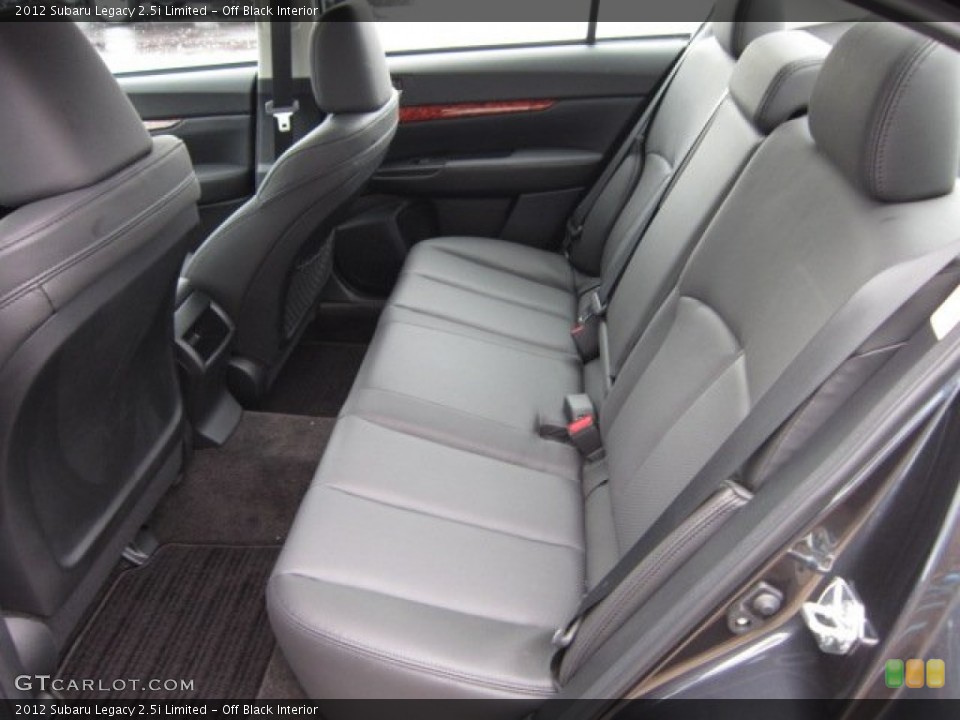 Off Black Interior Photo for the 2012 Subaru Legacy 2.5i Limited #54516205