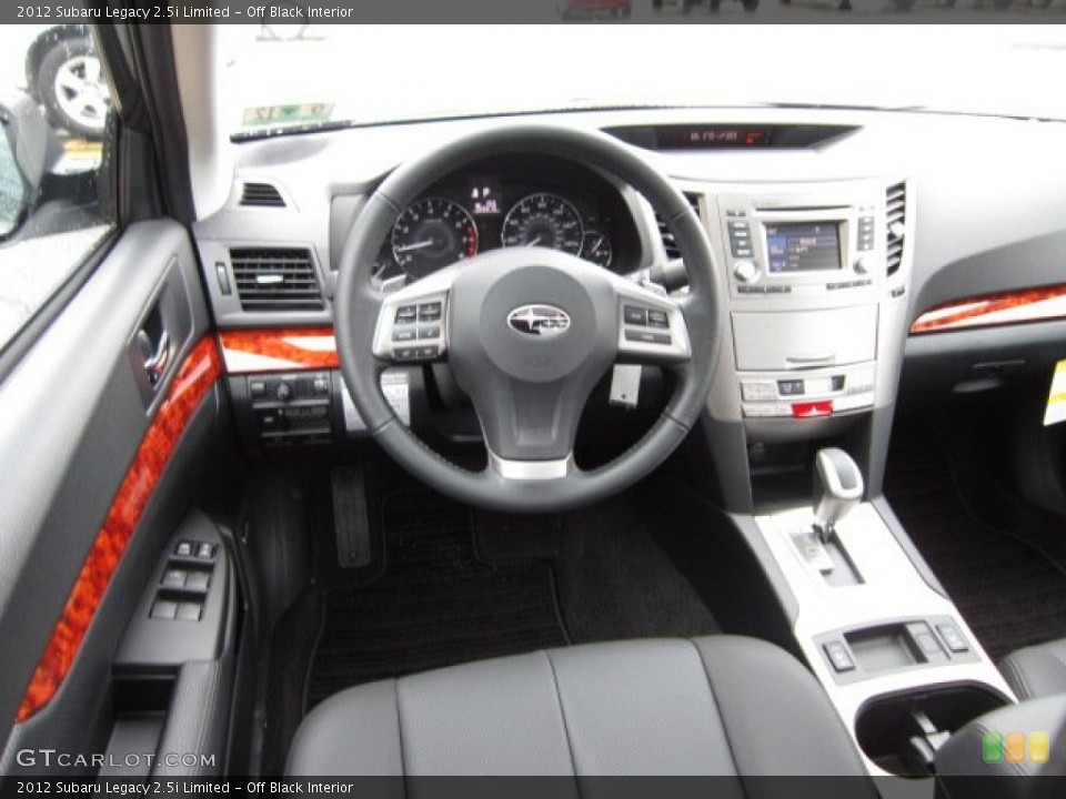Off Black Interior Dashboard for the 2012 Subaru Legacy 2.5i Limited #54516215