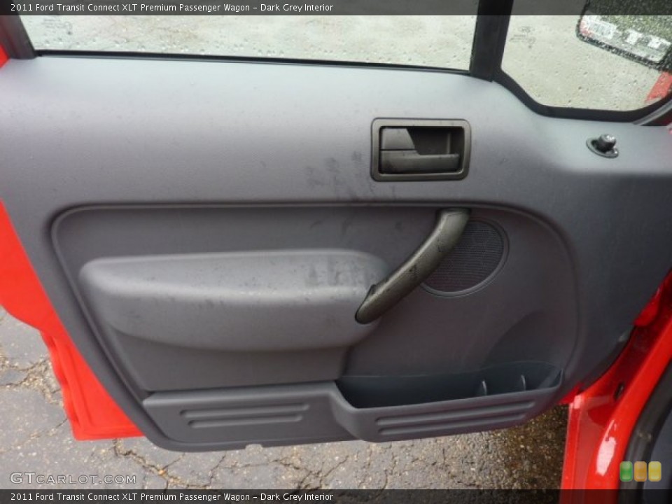 Dark Grey Interior Door Panel for the 2011 Ford Transit Connect XLT Premium Passenger Wagon #54516221