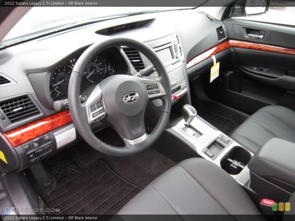 Off Black Interior Dashboard for the 2012 Subaru Legacy 2.5i Limited #54516233