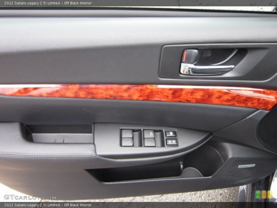Off Black Interior Door Panel for the 2012 Subaru Legacy 2.5i Limited #54516242