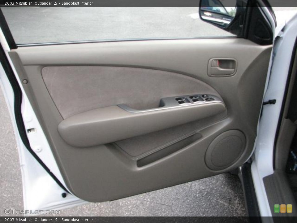 Sandblast Interior Door Panel for the 2003 Mitsubishi Outlander LS #54517823