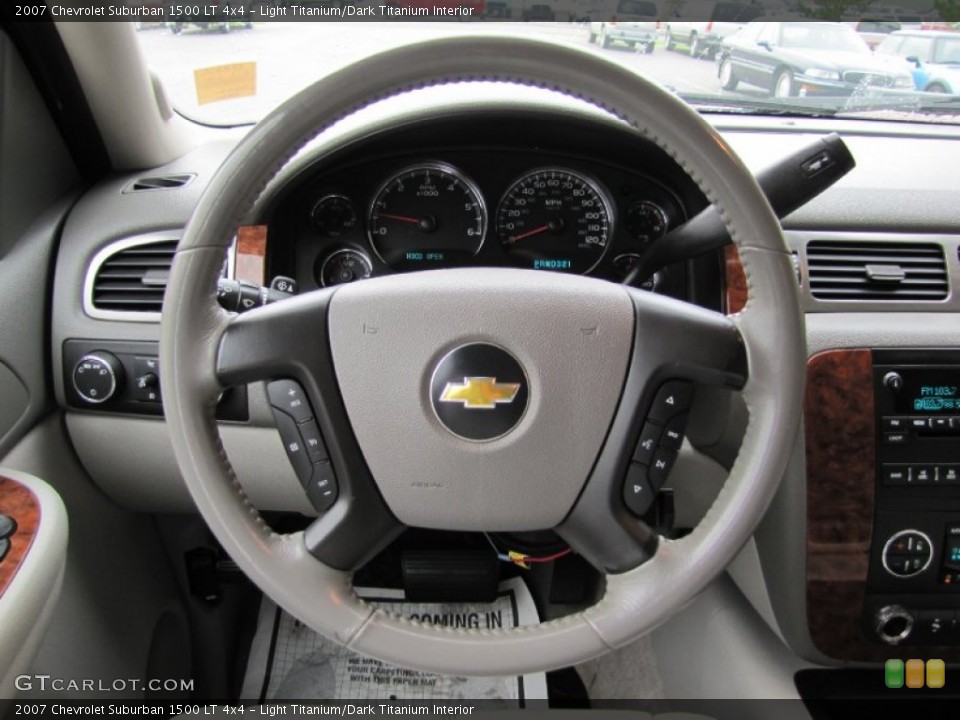 Light Titanium/Dark Titanium Interior Steering Wheel for the 2007 Chevrolet Suburban 1500 LT 4x4 #54518531