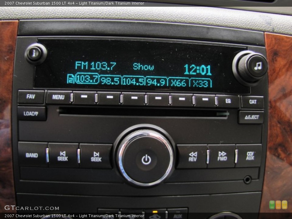 Light Titanium/Dark Titanium Interior Audio System for the 2007 Chevrolet Suburban 1500 LT 4x4 #54518621