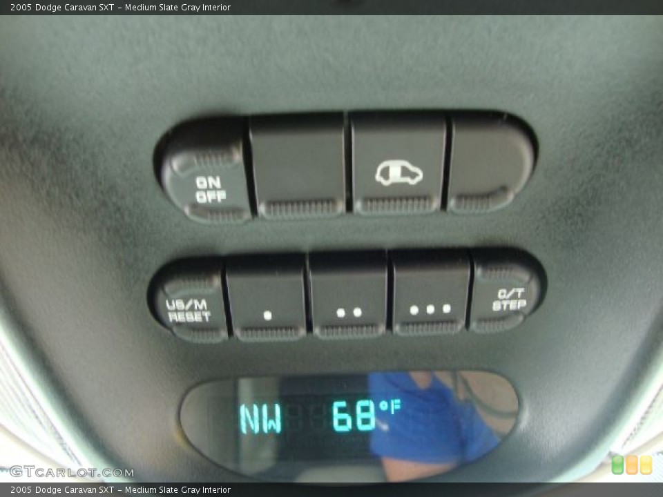 Medium Slate Gray Interior Controls for the 2005 Dodge Caravan SXT #54519374