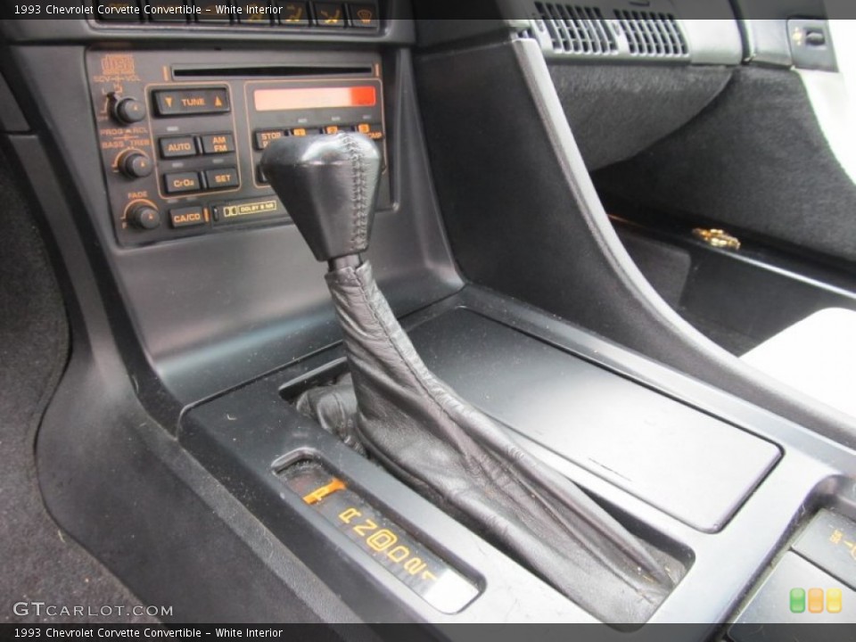 White Interior Transmission for the 1993 Chevrolet Corvette Convertible #54520124