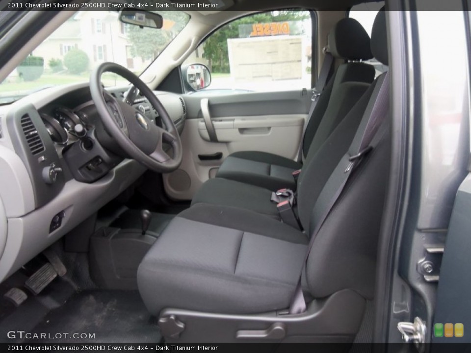 Dark Titanium Interior Photo for the 2011 Chevrolet Silverado 2500HD Crew Cab 4x4 #54522230