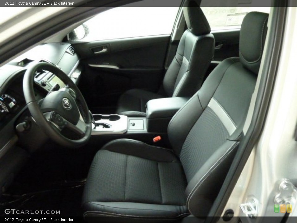 Black Interior Photo for the 2012 Toyota Camry SE #54523145