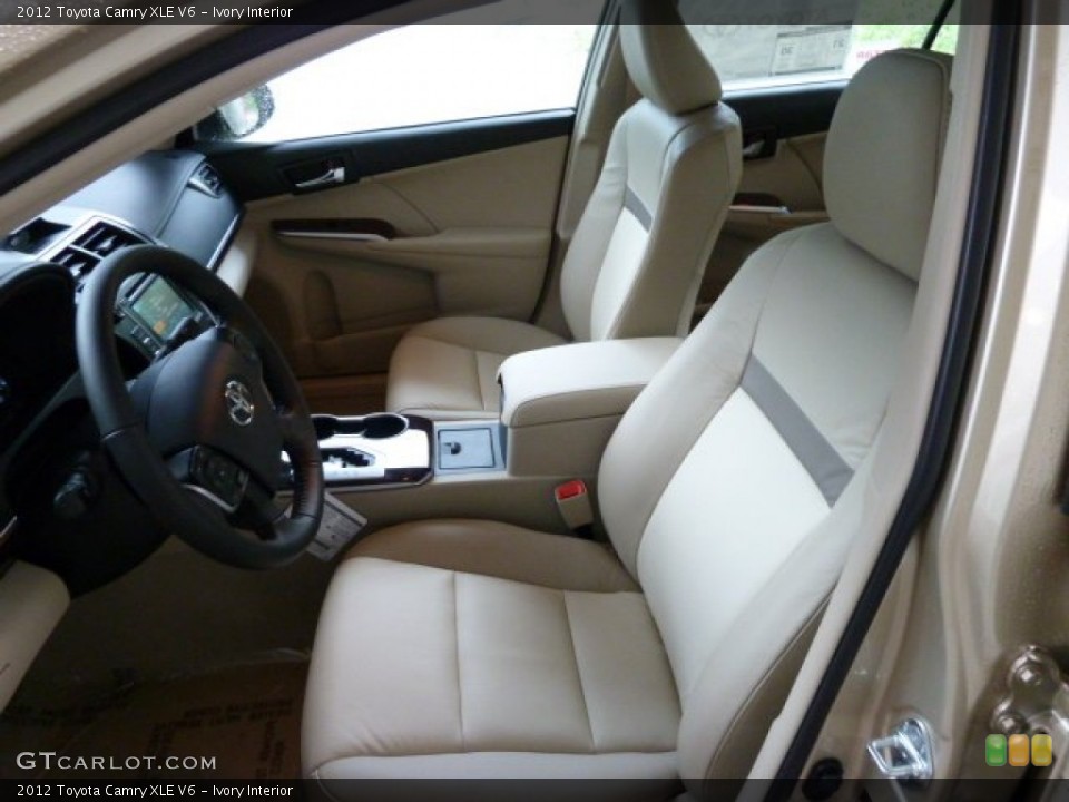 Ivory Interior Photo for the 2012 Toyota Camry XLE V6 #54523314