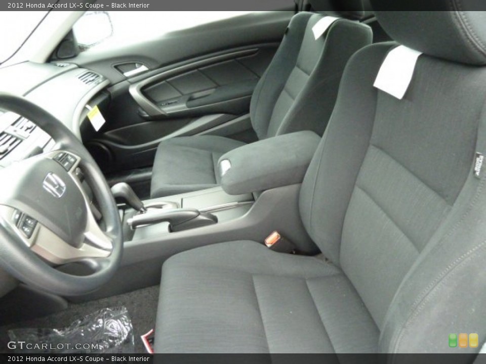 Black Interior Photo for the 2012 Honda Accord LX-S Coupe #54525302