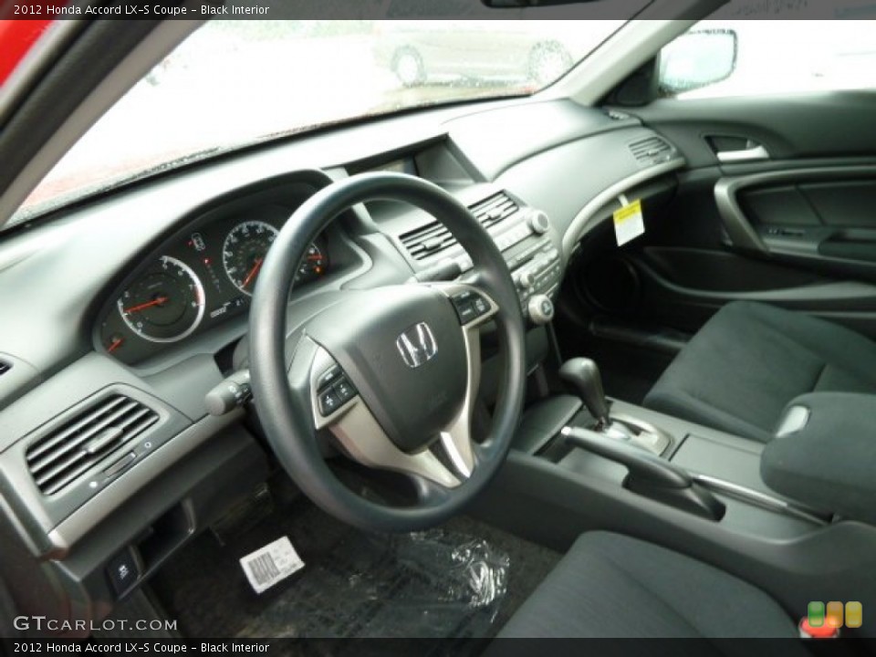 Black Interior Prime Interior for the 2012 Honda Accord LX-S Coupe #54525335