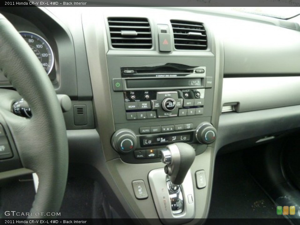 Black Interior Controls for the 2011 Honda CR-V EX-L 4WD #54525542