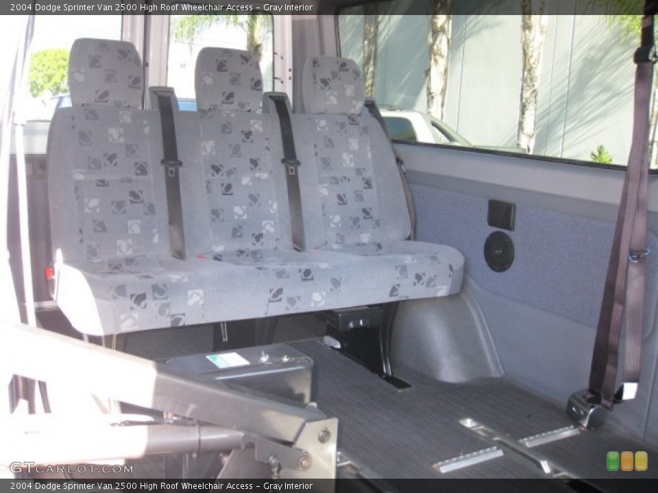 Gray Interior Photo for the 2004 Dodge Sprinter Van 2500 High Roof Wheelchair Access #54525974