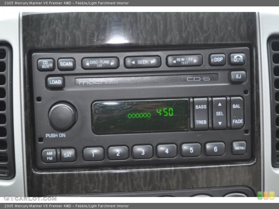 Pebble/Light Parchment Interior Controls for the 2005 Mercury Mariner V6 Premier 4WD #54526658
