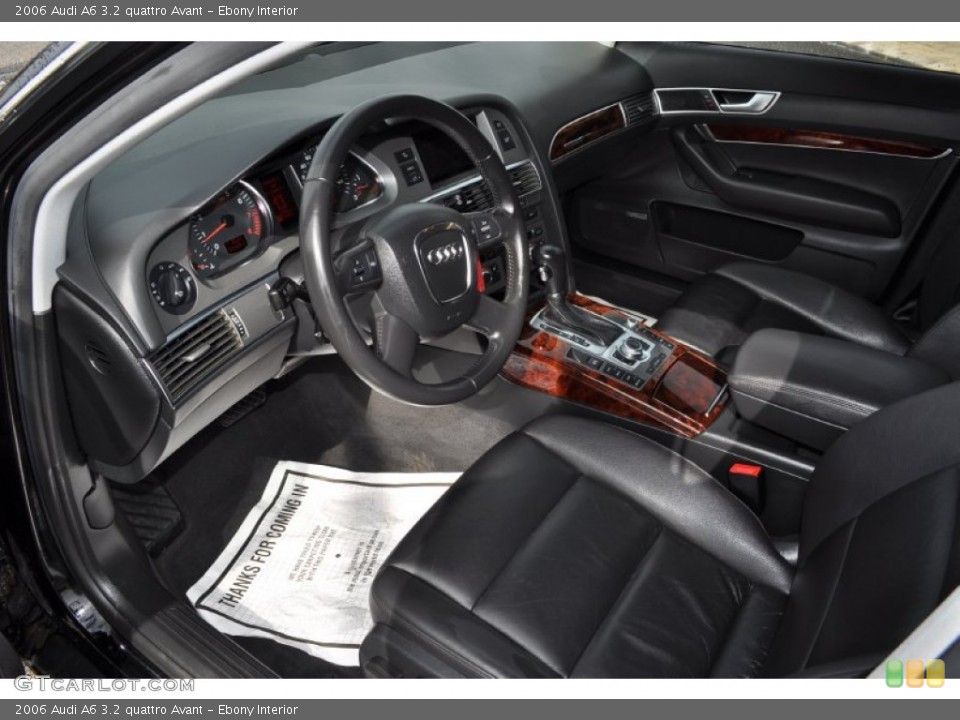 Ebony Interior Photo for the 2006 Audi A6 3.2 quattro Avant #54527378