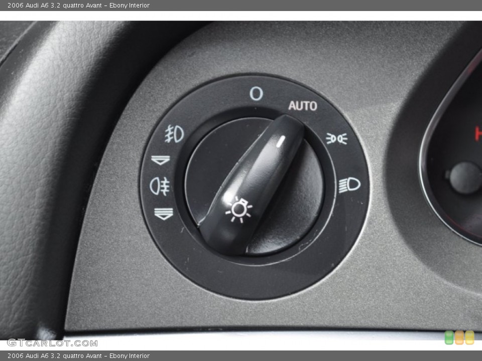 Ebony Interior Controls for the 2006 Audi A6 3.2 quattro Avant #54527516