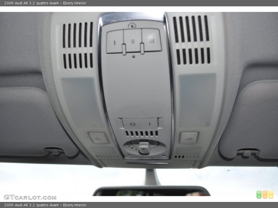 Ebony Interior Controls for the 2006 Audi A6 3.2 quattro Avant #54527552