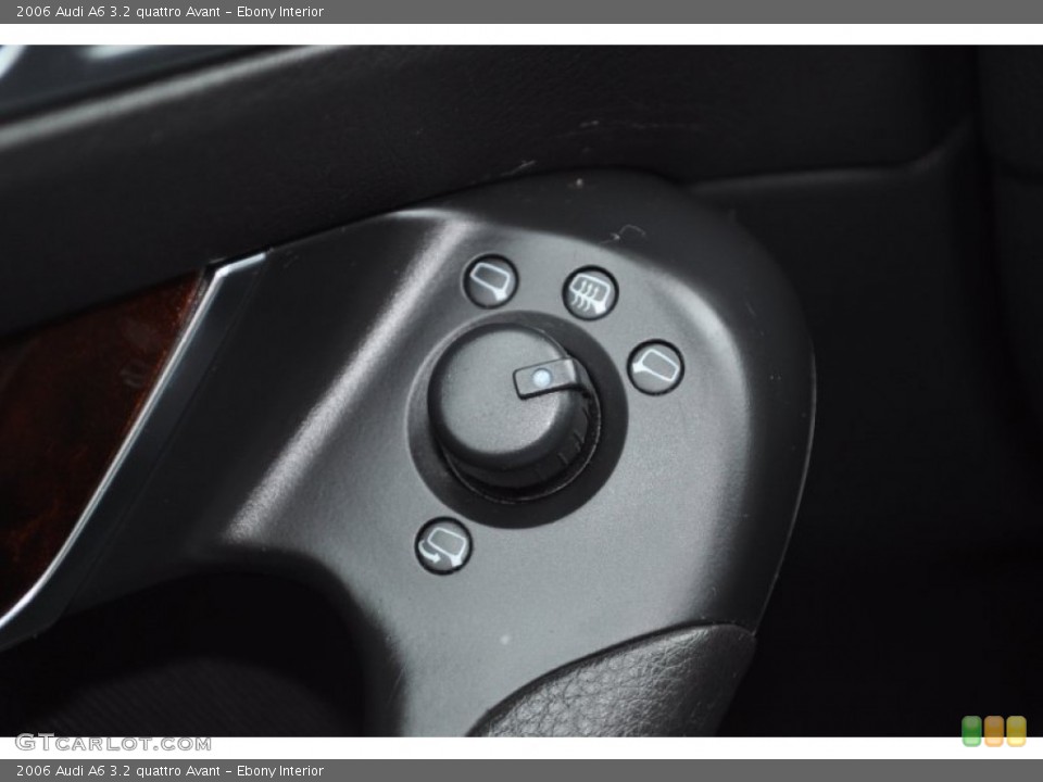 Ebony Interior Controls for the 2006 Audi A6 3.2 quattro Avant #54527561