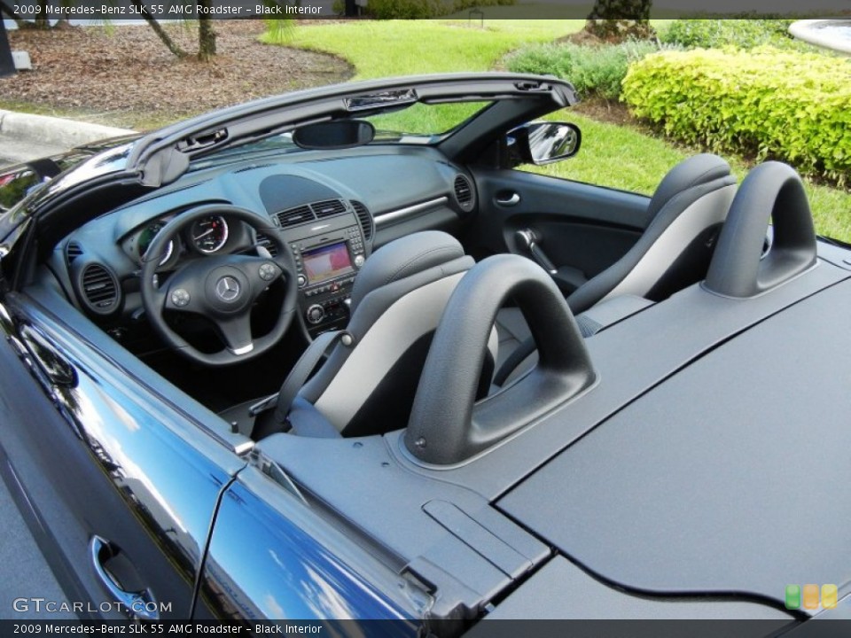 Black Interior Photo for the 2009 Mercedes-Benz SLK 55 AMG Roadster #54527736