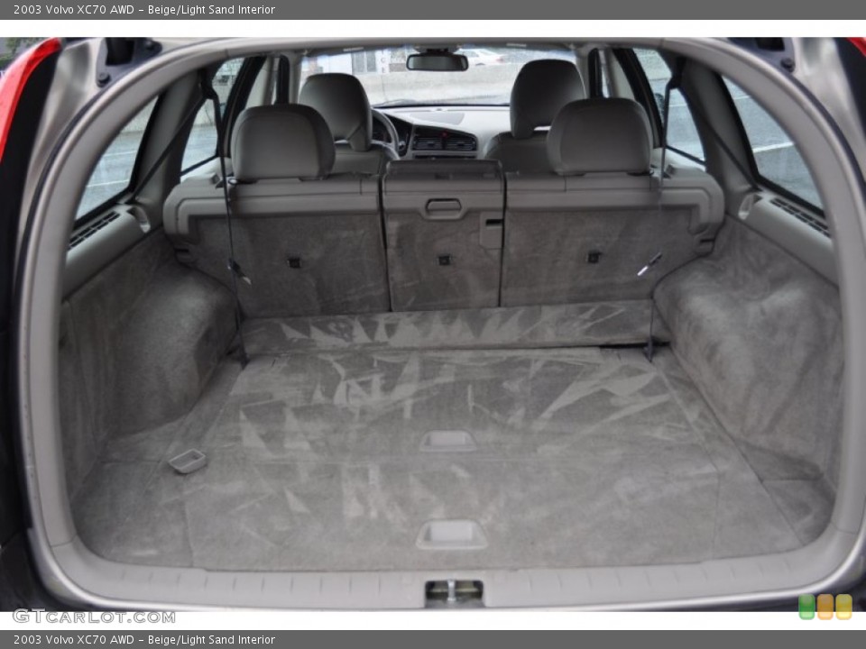 Beige/Light Sand Interior Trunk for the 2003 Volvo XC70 AWD #54527780