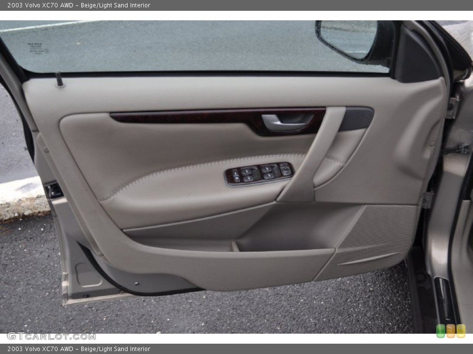 Beige/Light Sand Interior Door Panel for the 2003 Volvo XC70 AWD #54527879