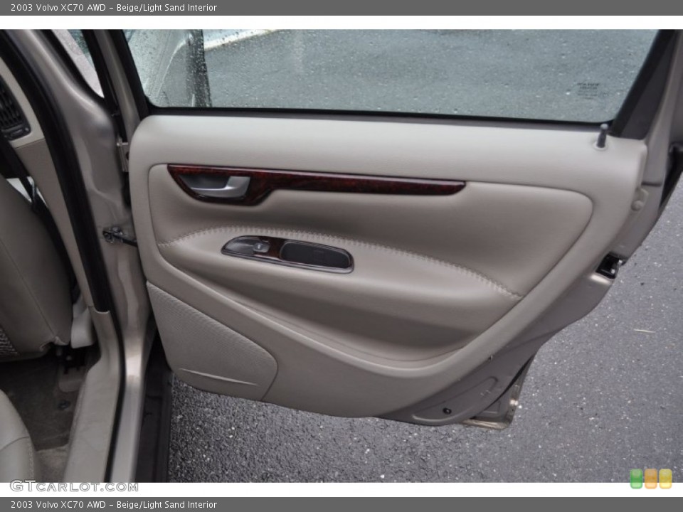 Beige/Light Sand Interior Door Panel for the 2003 Volvo XC70 AWD #54527894