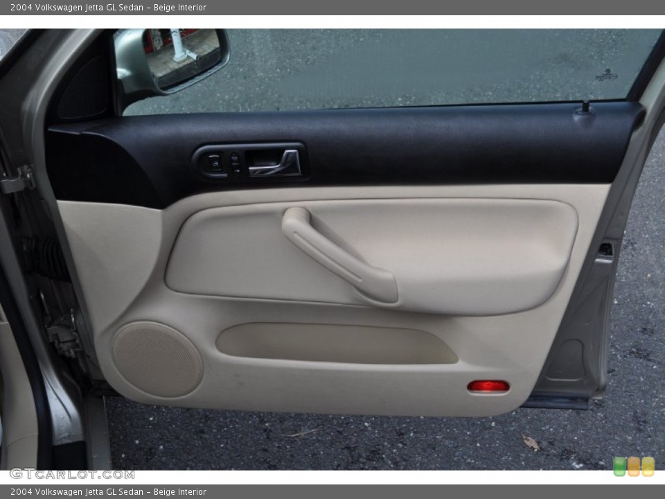 Beige Interior Door Panel for the 2004 Volkswagen Jetta GL Sedan #54528494