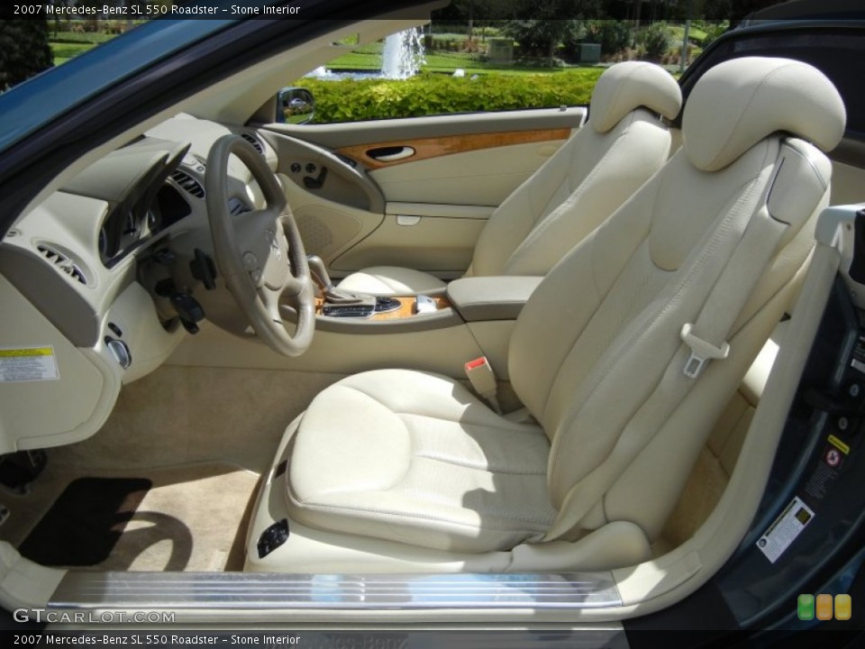 Stone Interior Photo for the 2007 Mercedes-Benz SL 550 Roadster #54528716