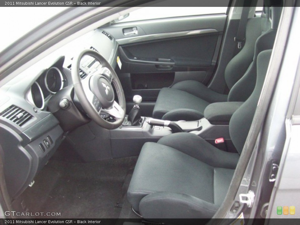 Black Interior Photo for the 2011 Mitsubishi Lancer Evolution GSR #54528832
