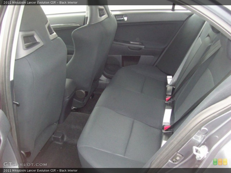Black Interior Photo for the 2011 Mitsubishi Lancer Evolution GSR #54528845