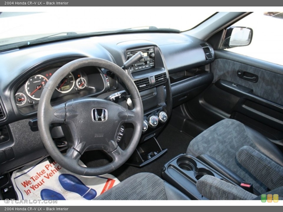 Black Interior Photo for the 2004 Honda CR-V LX #54529616