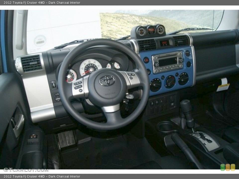 Dark Charcoal Interior Dashboard for the 2012 Toyota FJ Cruiser 4WD #54529856