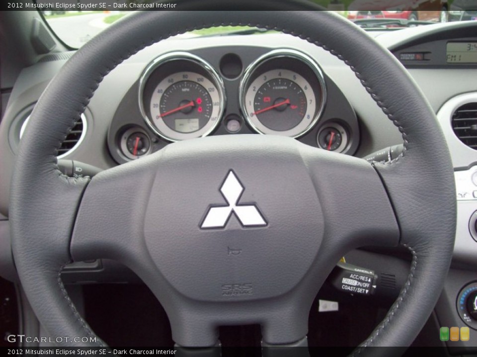 Dark Charcoal Interior Steering Wheel for the 2012 Mitsubishi Eclipse Spyder SE #54530030