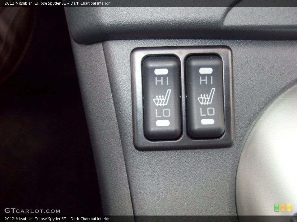 Dark Charcoal Interior Controls for the 2012 Mitsubishi Eclipse Spyder SE #54530066