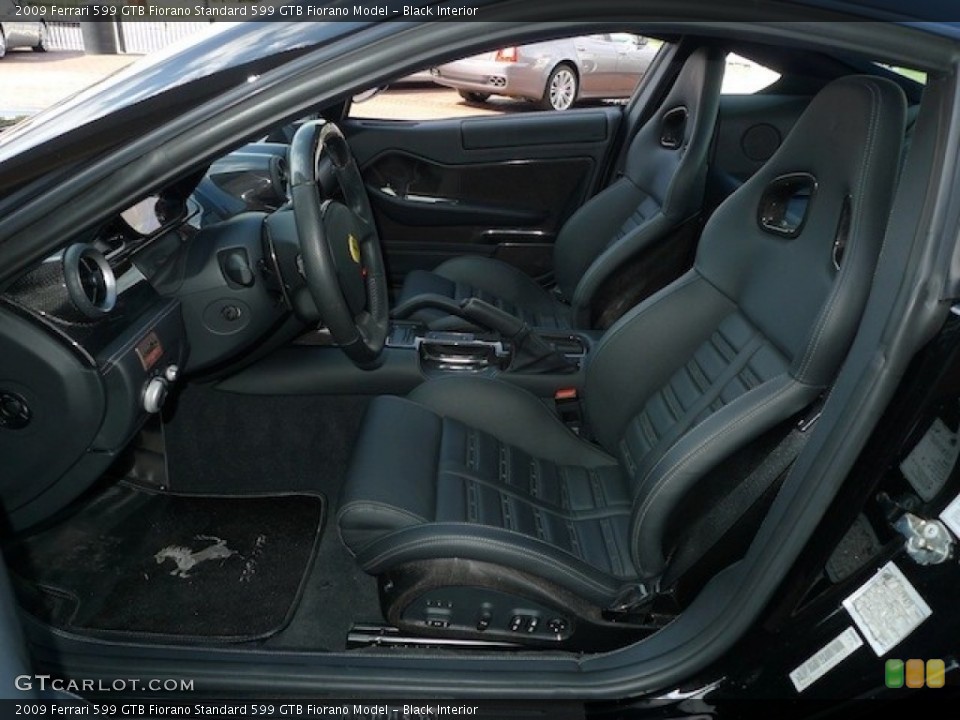 Black Interior Photo for the 2009 Ferrari 599 GTB Fiorano  #54530825
