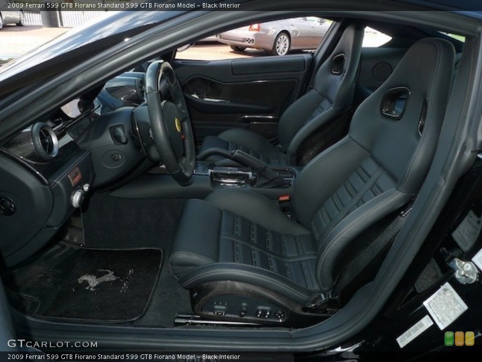 Black Interior Photo for the 2009 Ferrari 599 GTB Fiorano  #54530825